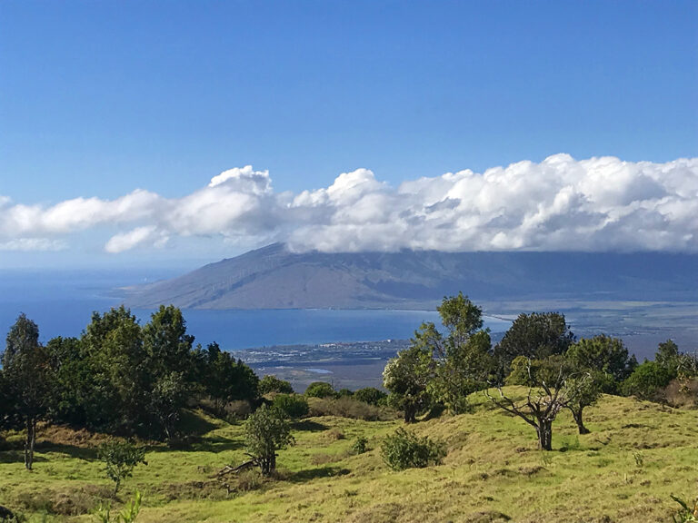 View from Upcountry Maui, Hawaii